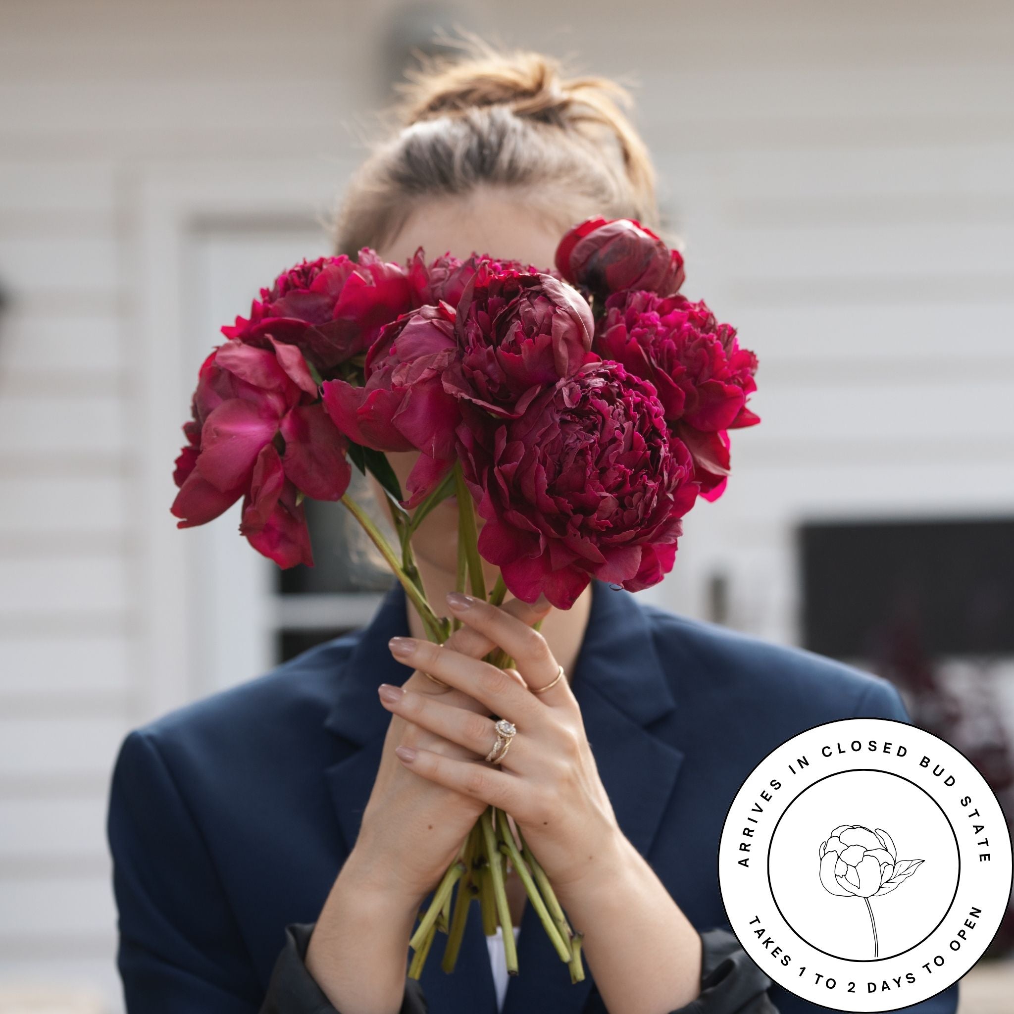 The Classic Peony Bouquet (12 stems)